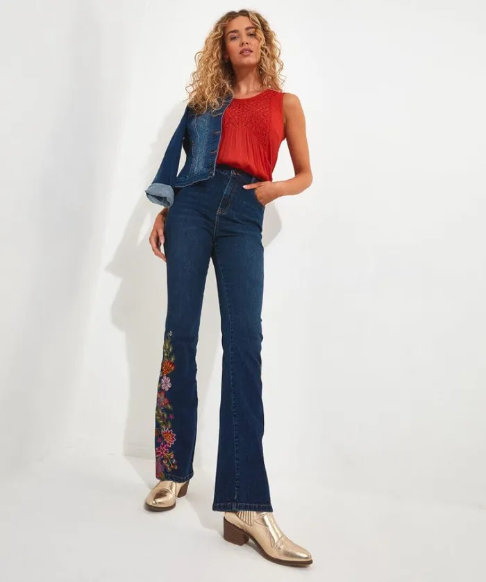 Women Joe Browns Jeans and Trousers Valentina Embroidered Jeans Women Joe Browns Jeans and Trousers Valentina Embroidered Jeans