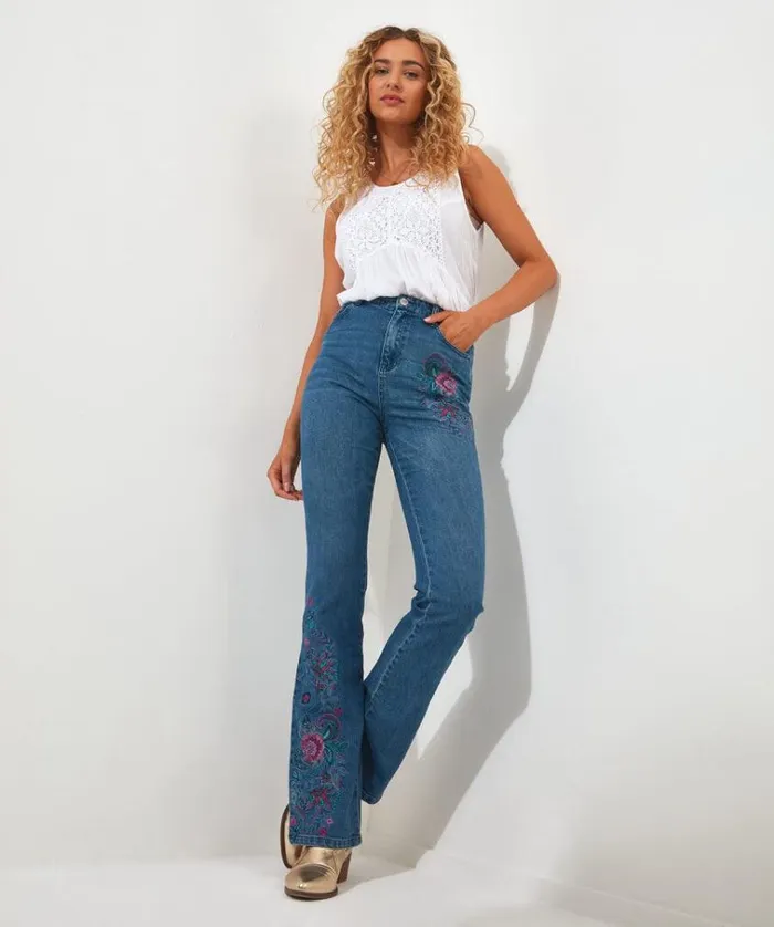 Women Joe Browns Jeans and Trousers Winnie Embroidered Jeans Women Joe Browns Jeans and Trousers Winnie Embroidered Jeans