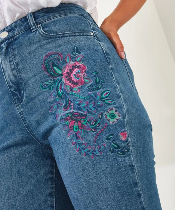 Women Joe Browns Jeans and Trousers Winnie Embroidered Jeans Women Joe Browns Jeans and Trousers Winnie Embroidered Jeans
