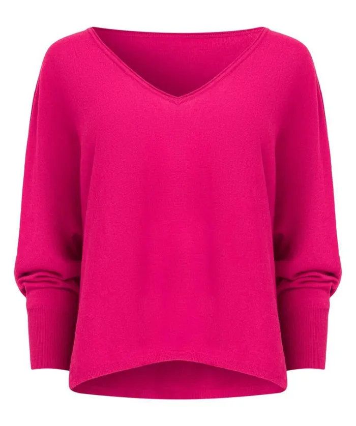 Women Joe Browns Knitwear and Cardigans Camille Relaxed VNeck Jumper Women Joe Browns Knitwear and Cardigans Camille Relaxed VNeck Jumper