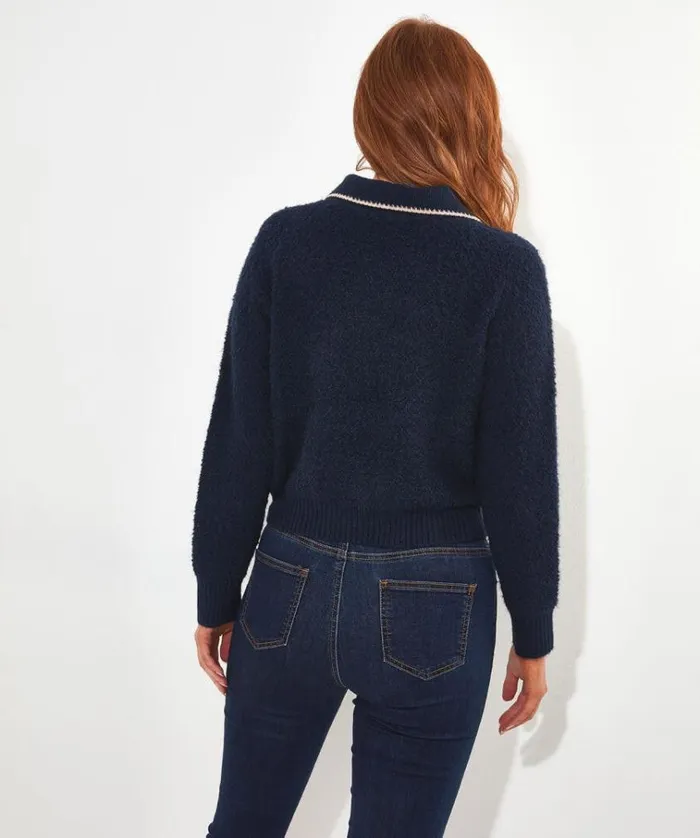 Women Joe Browns Knitwear and Cardigans Celeste Collared Cardigan Women Joe Browns Knitwear and Cardigans Celeste Collared Cardigan