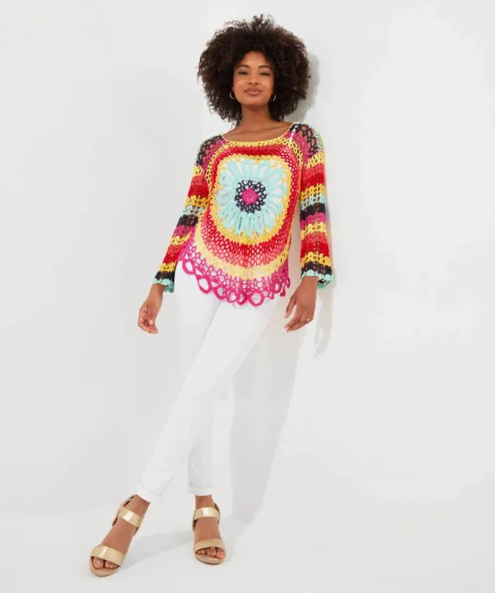Women Joe Browns Knitwear and Cardigans Crochet Jumper Women Joe Browns Knitwear and Cardigans Crochet Jumper