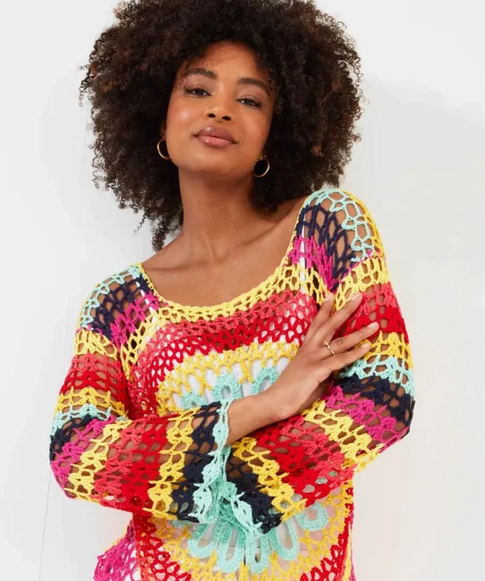 Women Joe Browns Knitwear and Cardigans Crochet Jumper Women Joe Browns Knitwear and Cardigans Crochet Jumper
