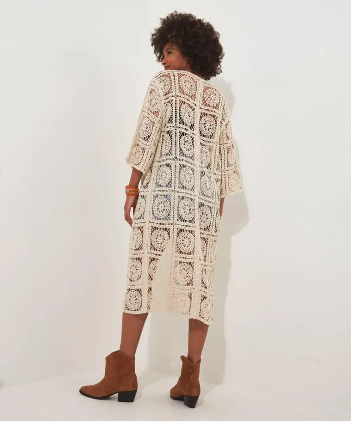 Women Joe Browns Knitwear and Cardigans Fabulous Longline Crochet Cardigan Women Joe Browns Knitwear and Cardigans Fabulous Longline Crochet Cardigan