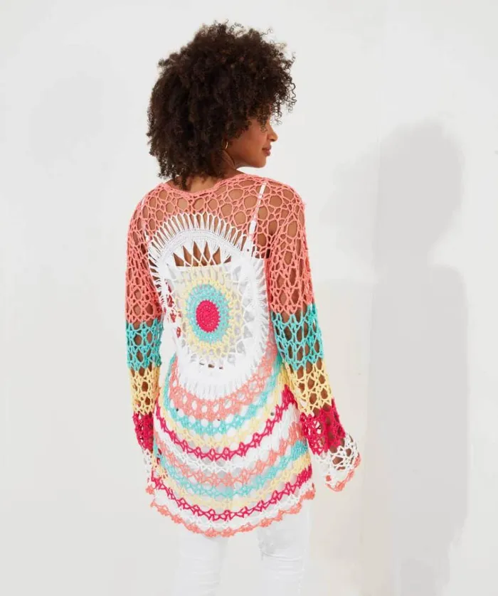 Women Joe Browns Knitwear and Cardigans Longline Crochet Jumper Women Joe Browns Knitwear and Cardigans Longline Crochet Jumper