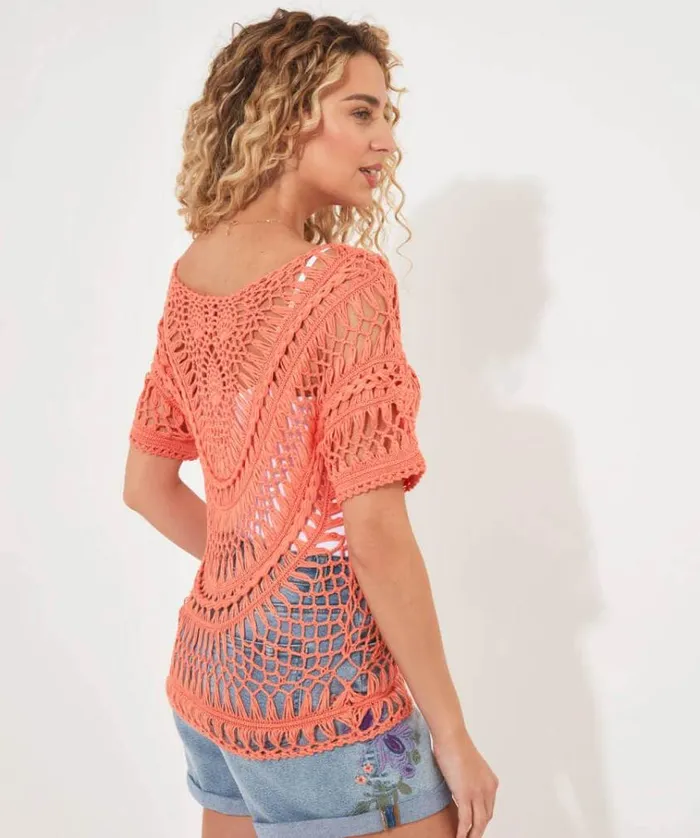 Women Joe Browns Knitwear and Cardigans Summer Sun Crochet Top Women Joe Browns Knitwear and Cardigans Summer Sun Crochet Top