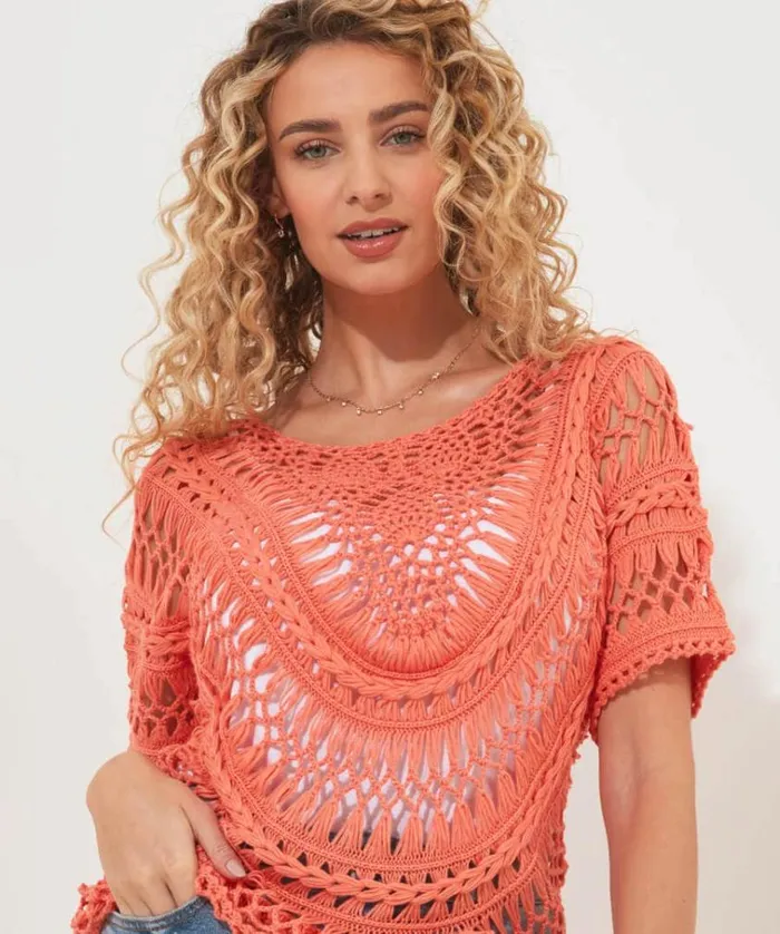 Women Joe Browns Knitwear and Cardigans Summer Sun Crochet Top Women Joe Browns Knitwear and Cardigans Summer Sun Crochet Top