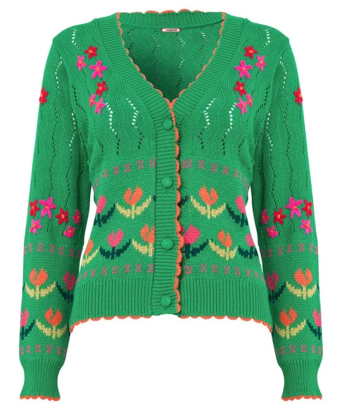 Women Joe Browns Knitwear and Cardigans Sylvie Tulip Cardigan Women Joe Browns Knitwear and Cardigans Sylvie Tulip Cardigan