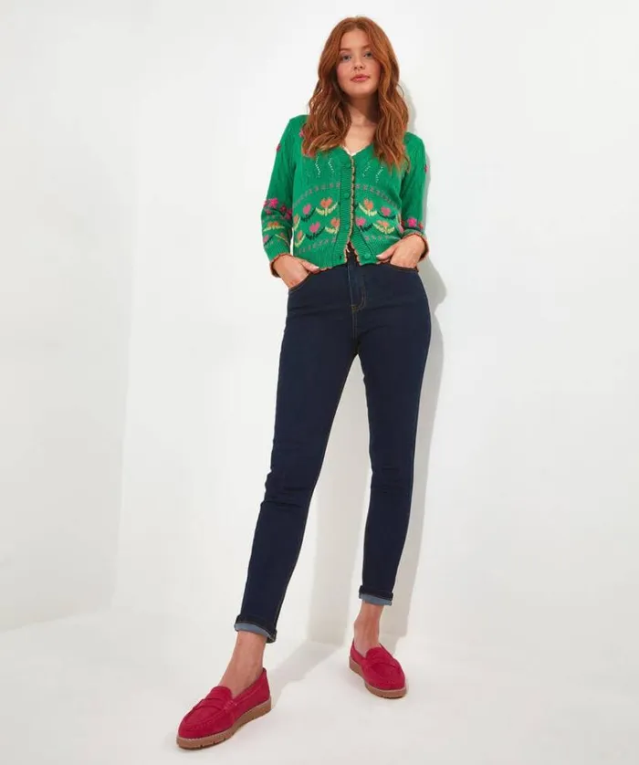 Women Joe Browns Knitwear and Cardigans Sylvie Tulip Cardigan Women Joe Browns Knitwear and Cardigans Sylvie Tulip Cardigan