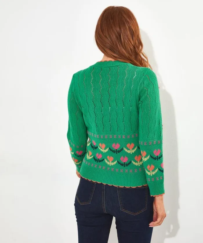 Women Joe Browns Knitwear and Cardigans Sylvie Tulip Cardigan Women Joe Browns Knitwear and Cardigans Sylvie Tulip Cardigan