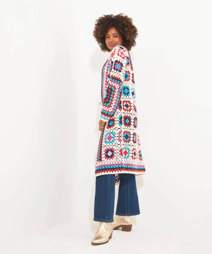 Women Joe Browns Knitwear and Cardigans Valentina Crochet Cardigan
