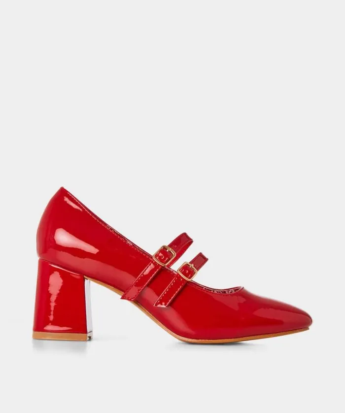 Women Joe Browns Shoes Sandals and Boots Cafe De Flore Patent Shoes