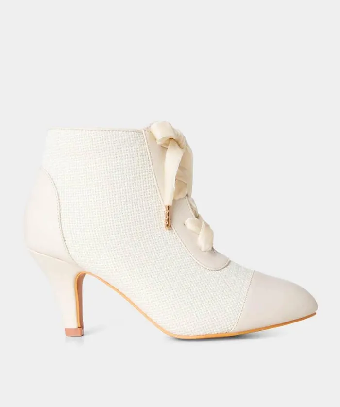 Women Joe Browns Shoes Sandals and Boots Day Dreaming Lace Up Bootees