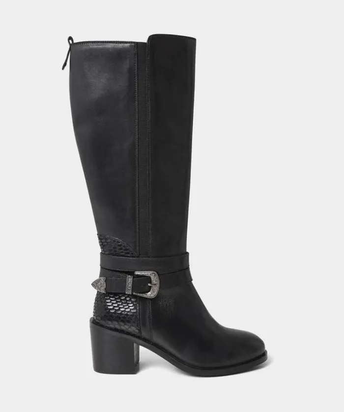 Women Joe Browns Shoes Sandals and Boots Gigi Premium Leather Rider Boots