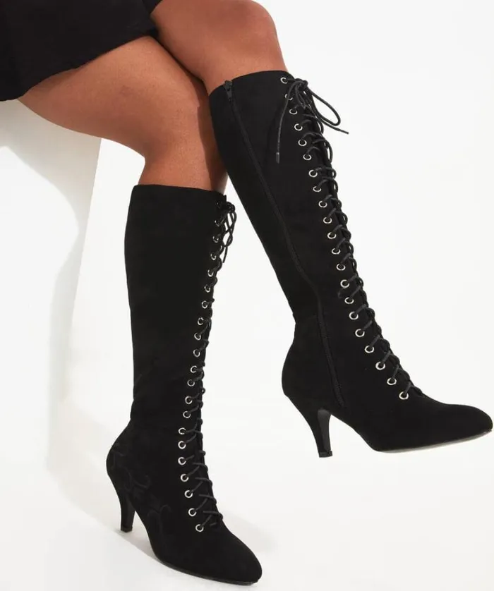 Women Joe Browns Shoes Sandals and Boots Layla Lace Up Embroidered Boots Women Joe Browns Shoes Sandals and Boots Layla Lace Up Embroidered Boots