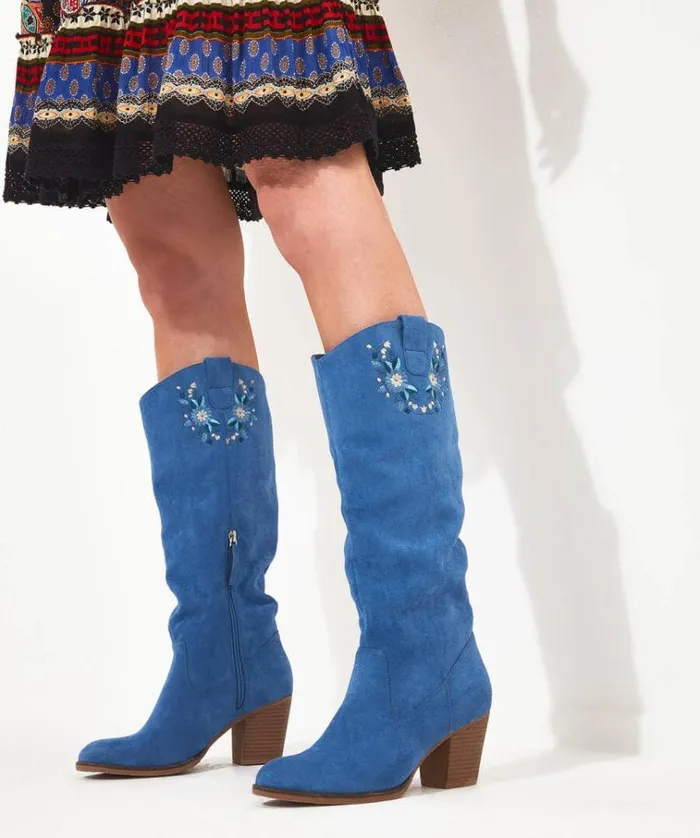 Women Joe Browns Shoes Sandals and Boots The Blue Tall Slouch Boots Women Joe Browns Shoes Sandals and Boots The Blue Tall Slouch Boots