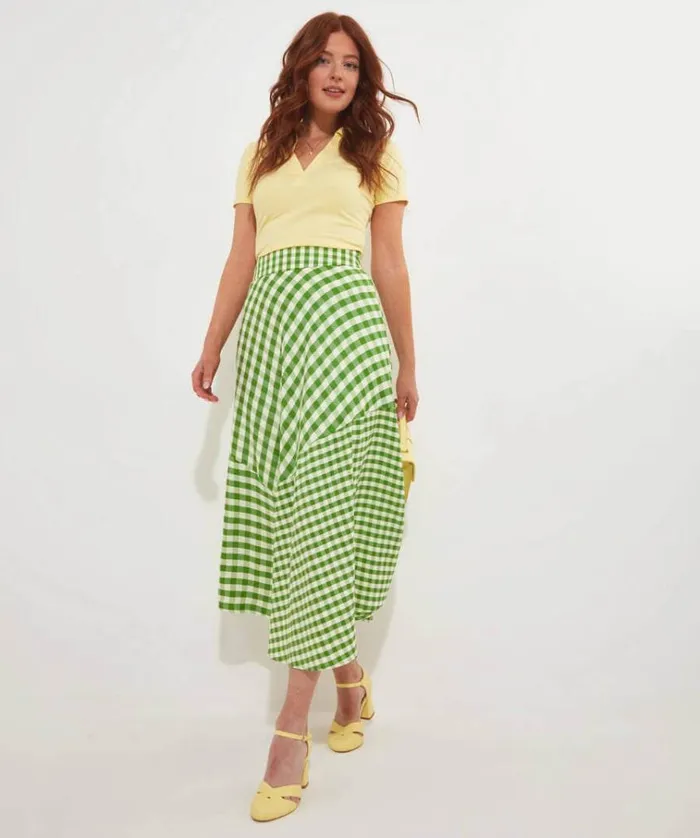 Women Joe Browns Skirts Georgie Gingham Skirt