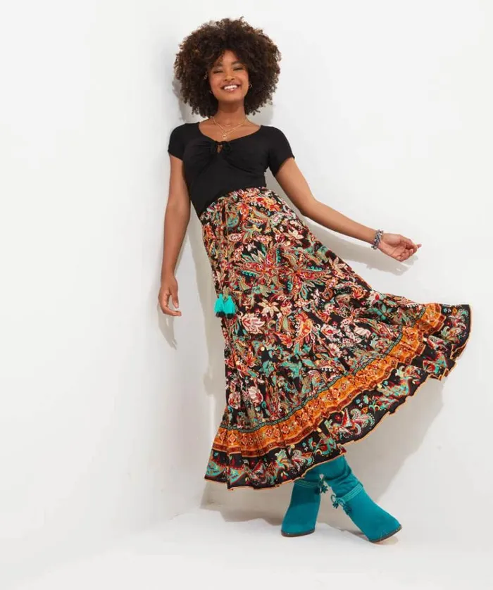 Women Joe Browns Skirts Saffron Border Skirt