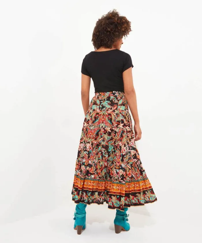 Women Joe Browns Skirts Saffron Border Skirt Women Joe Browns Skirts Saffron Border Skirt