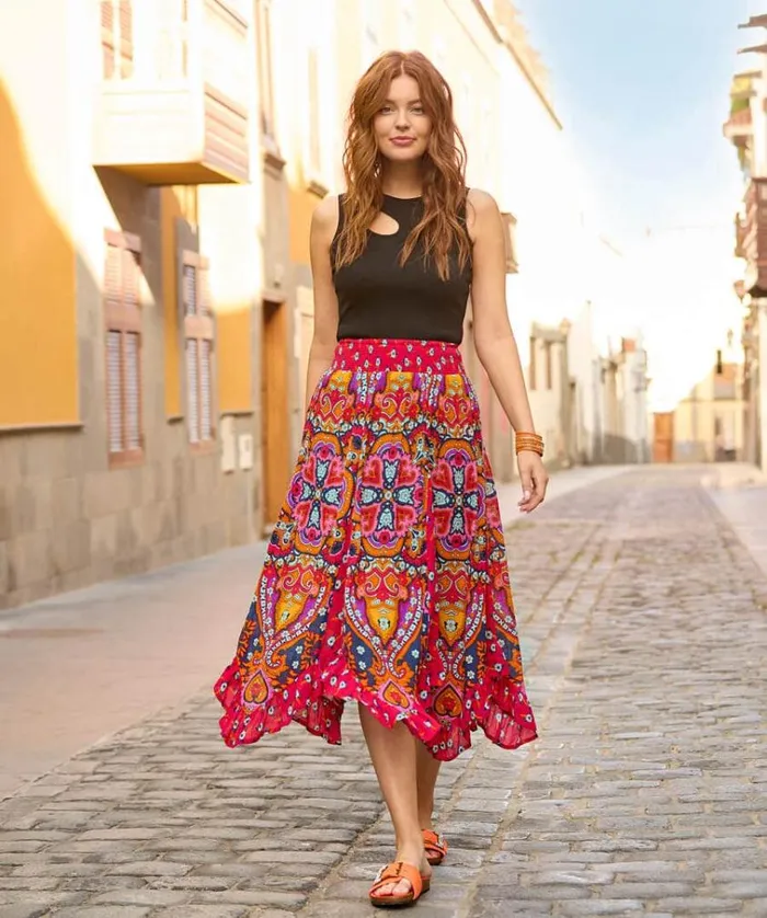 Women Joe Browns Skirts Summer Carnival Skirt Women Joe Browns Skirts Summer Carnival Skirt
