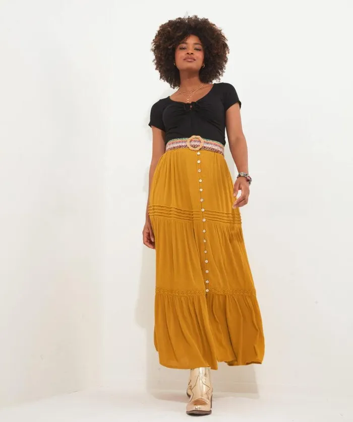 Women Joe Browns Skirts Sunny Days Tiered Skirt