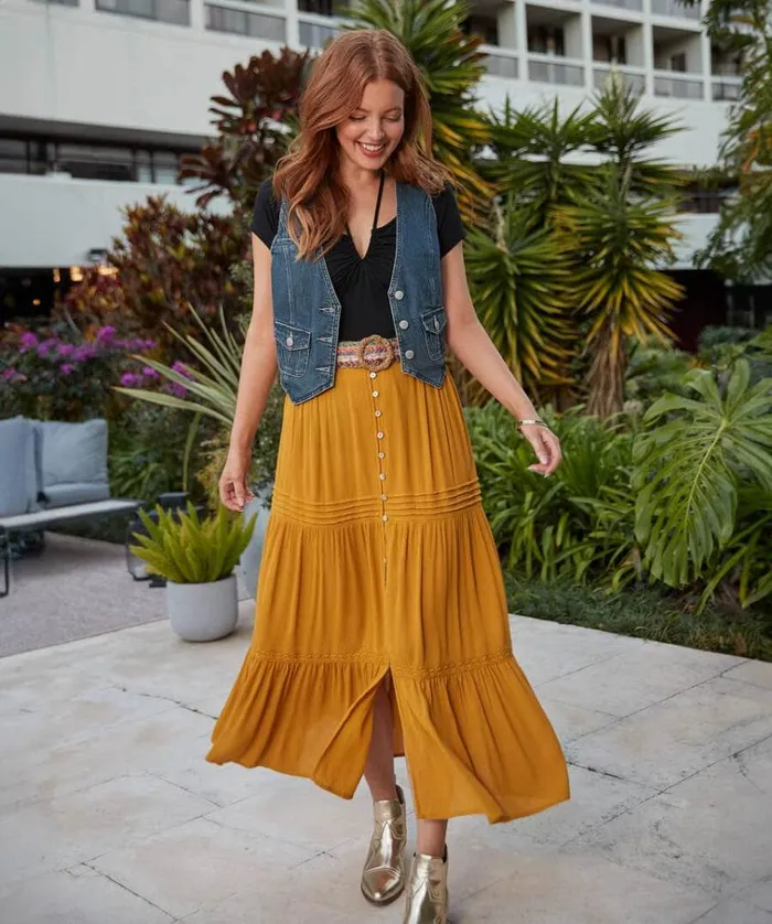 Women Joe Browns Skirts Sunny Days Tiered Skirt Women Joe Browns Skirts Sunny Days Tiered Skirt