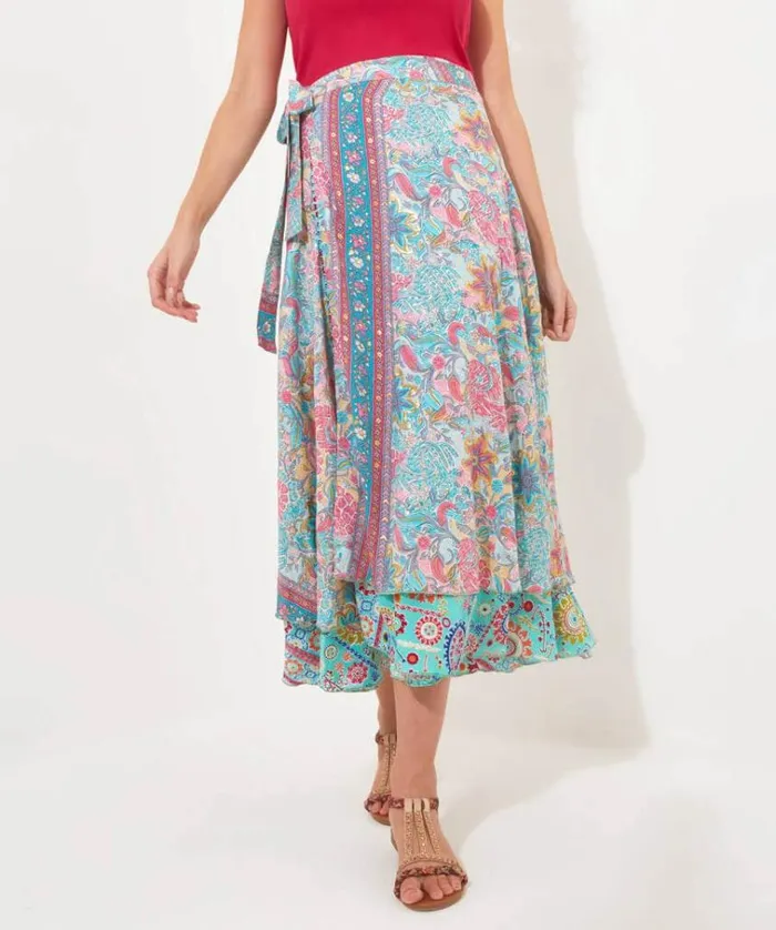 Women Joe Browns Skirts Truly Remarkable Reversible Wrap Skirt Women Joe Browns Skirts Truly Remarkable Reversible Wrap Skirt