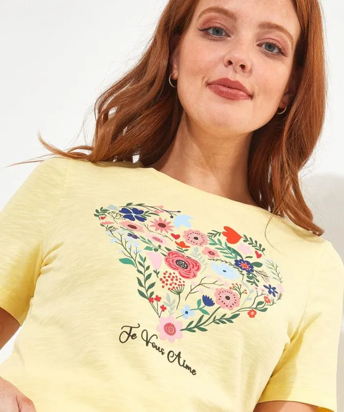 Women Joe Browns Tops Tunics and Blouses All The Love Graphic Tee
