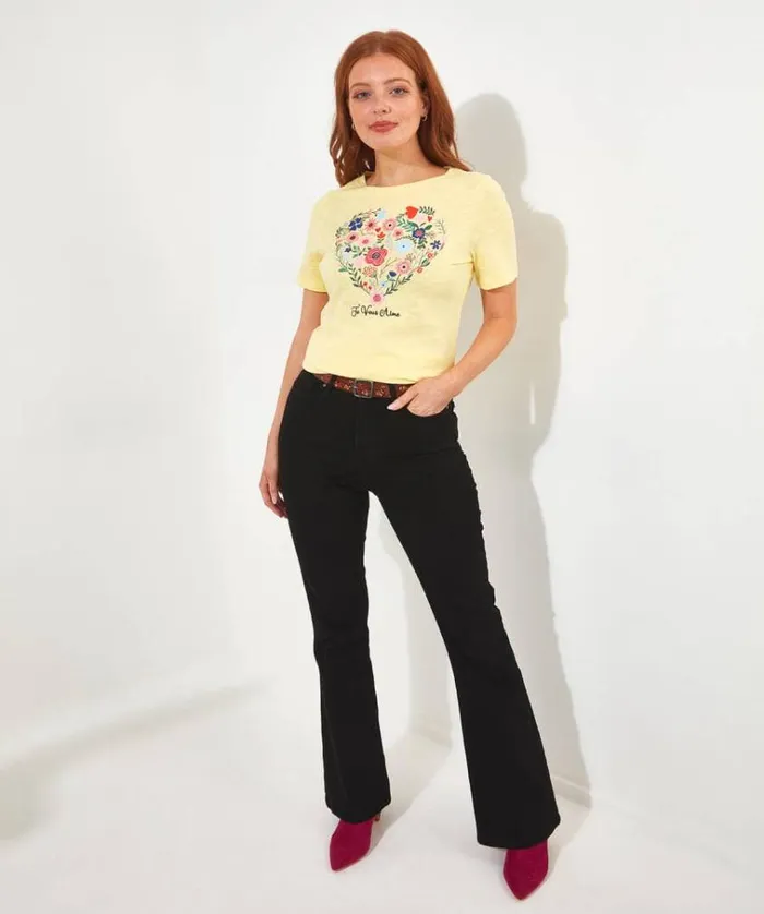 Women Joe Browns Tops Tunics and Blouses All The Love Graphic Tee Women Joe Browns Tops Tunics and Blouses All The Love Graphic Tee