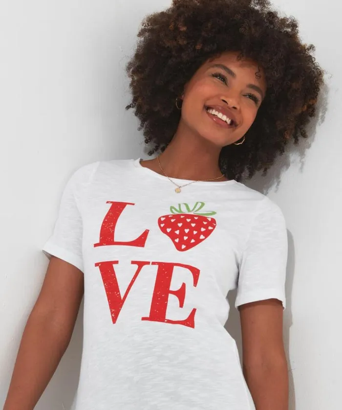 Women Joe Browns Tops Tunics and Blouses All The Love Tee Women Joe Browns Tops Tunics and Blouses All The Love Tee