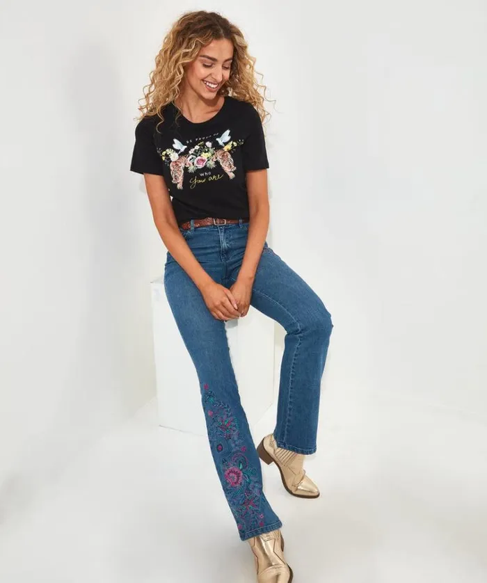 Women Joe Browns Tops Tunics and Blouses Be Proud Graphic Tee Women Joe Browns Tops Tunics and Blouses Be Proud Graphic Tee