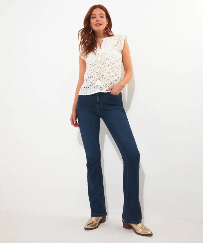 Women Joe Browns Tops Tunics and Blouses Beach Boho Broderie Top