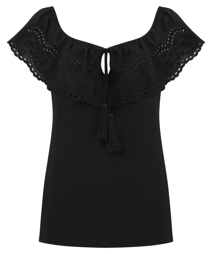 Women Joe Browns Tops Tunics and Blouses Beautiful Broderie Top Women Joe Browns Tops Tunics and Blouses Beautiful Broderie Top