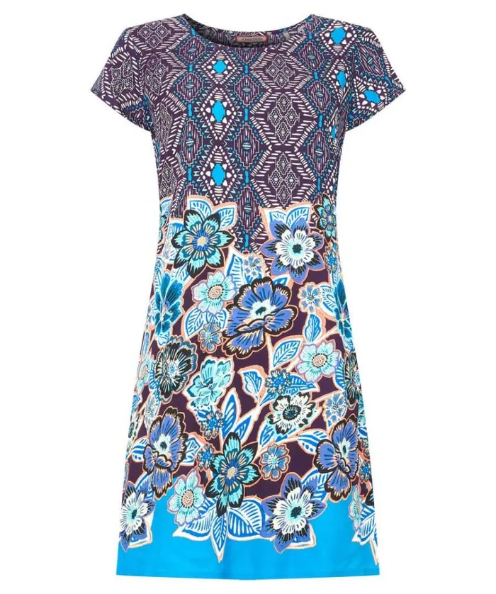 Women Joe Browns Tops Tunics and Blouses Bold And Beautiful Border Tunic Women Joe Browns Tops Tunics and Blouses Bold And Beautiful Border Tunic