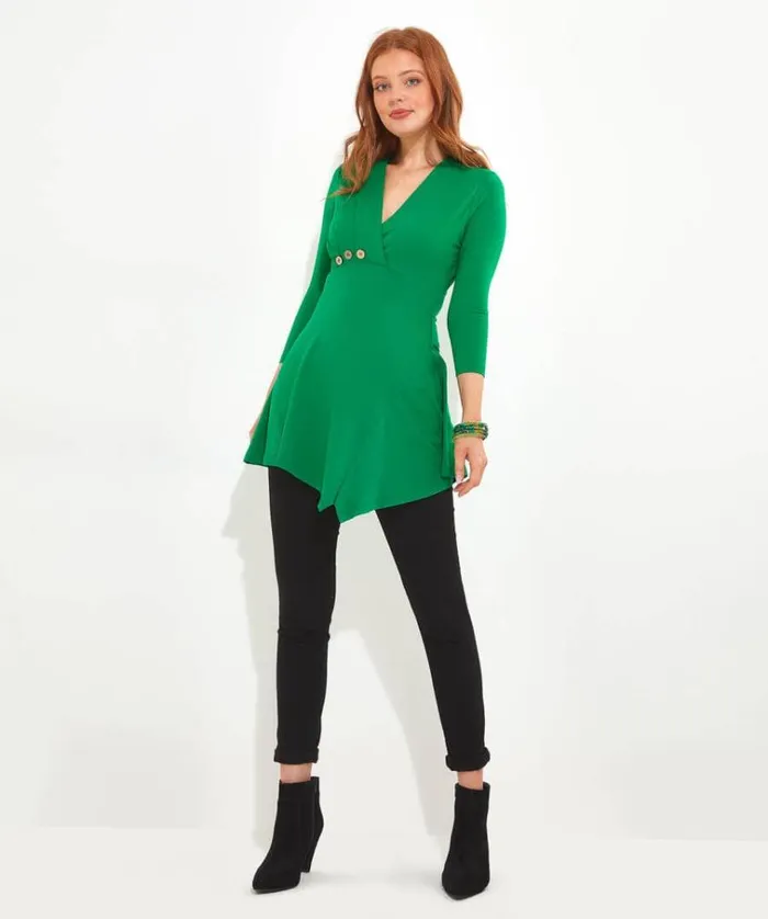 Women Joe Browns Tops Tunics and Blouses Button Detail Jersey Tunic Women Joe Browns Tops Tunics and Blouses Button Detail Jersey Tunic
