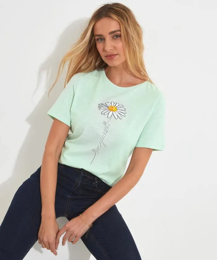 Women Joe Browns Tops Tunics and Blouses Daisy Love Tee Women Joe Browns Tops Tunics and Blouses Daisy Love Tee