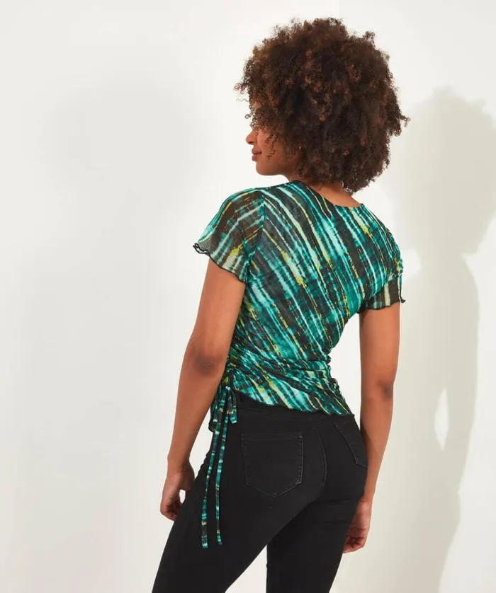Women Joe Browns Tops Tunics and Blouses Elsa Mesh Printed Top Women Joe Browns Tops Tunics and Blouses Elsa Mesh Printed Top