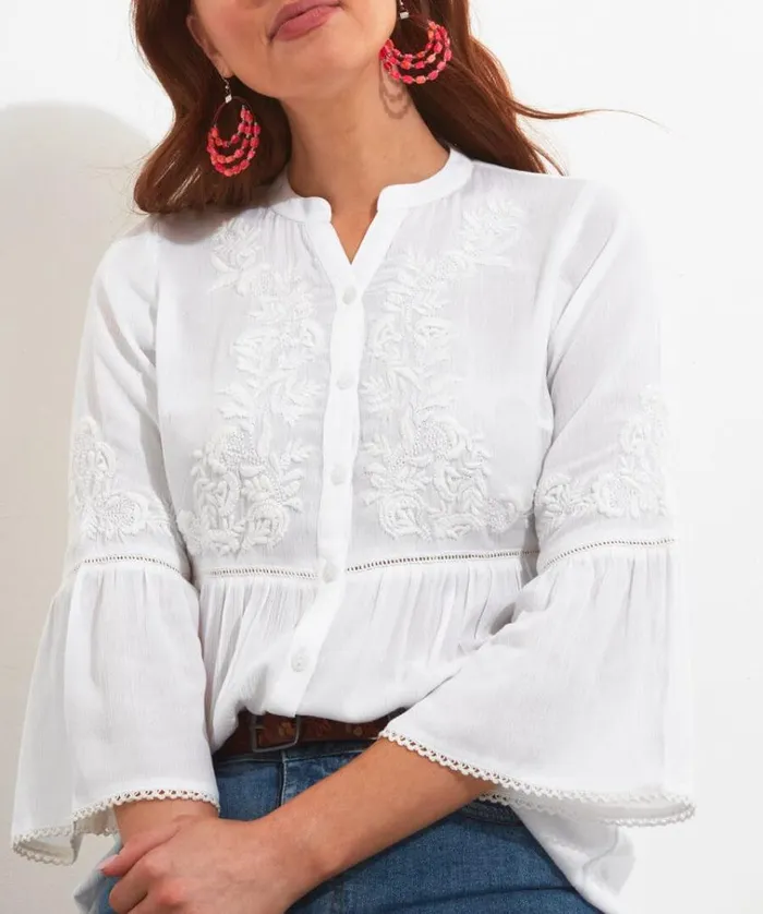 Women Joe Browns Tops Tunics and Blouses Embroidered Blouse Women Joe Browns Tops Tunics and Blouses Embroidered Blouse
