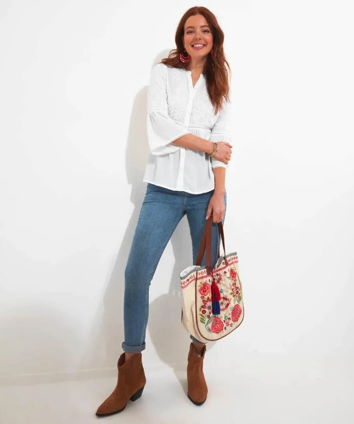 Women Joe Browns Tops Tunics and Blouses Embroidered Blouse Women Joe Browns Tops Tunics and Blouses Embroidered Blouse