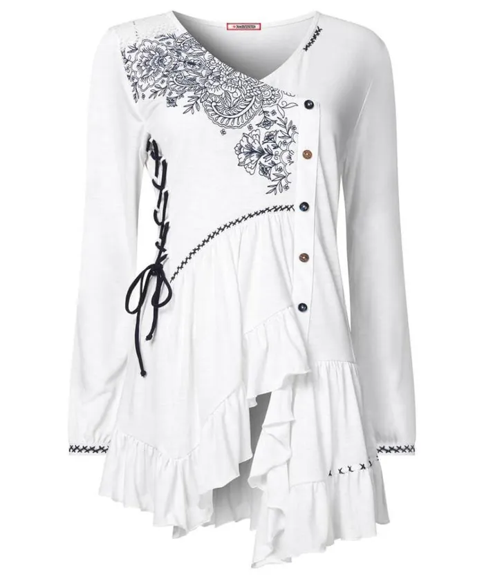 Women Joe Browns Tops Tunics and Blouses Exquisite Embroidered Tunic Women Joe Browns Tops Tunics and Blouses Exquisite Embroidered Tunic