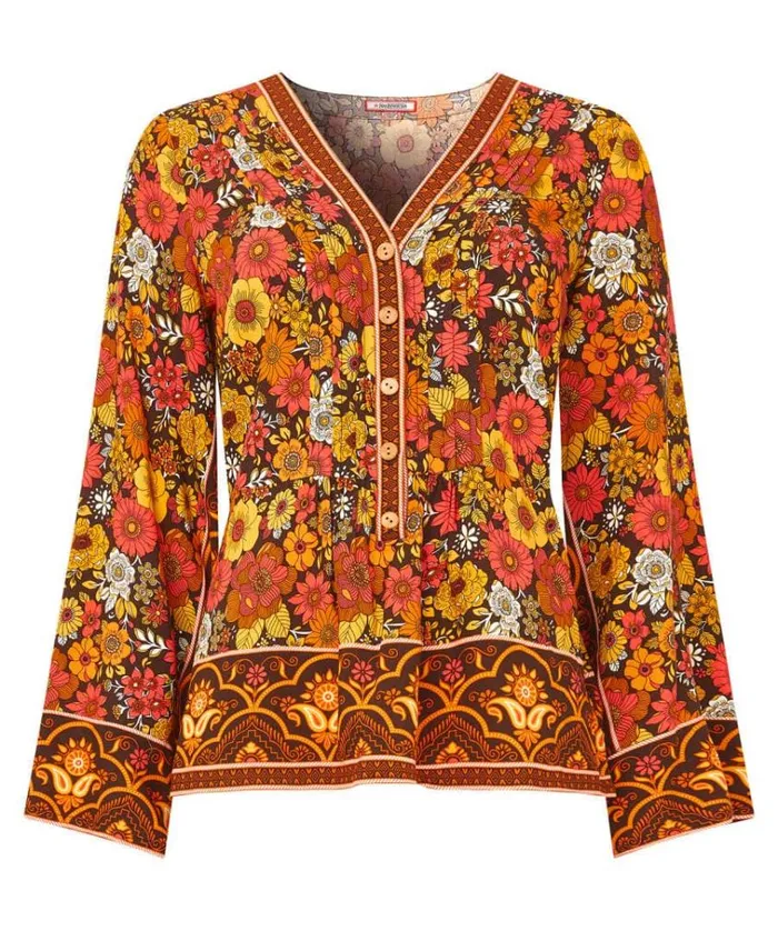 Women Joe Browns Tops Tunics and Blouses Hazy Days Blouse Women Joe Browns Tops Tunics and Blouses Hazy Days Blouse