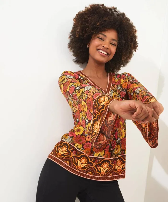 Women Joe Browns Tops Tunics and Blouses Hazy Days Blouse Women Joe Browns Tops Tunics and Blouses Hazy Days Blouse