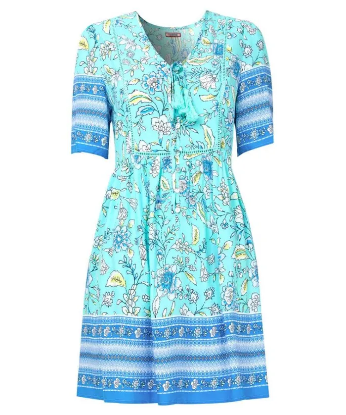 Women Joe Browns Tops Tunics and Blouses Heidi Blue Printed Tunic Women Joe Browns Tops Tunics and Blouses Heidi Blue Printed Tunic