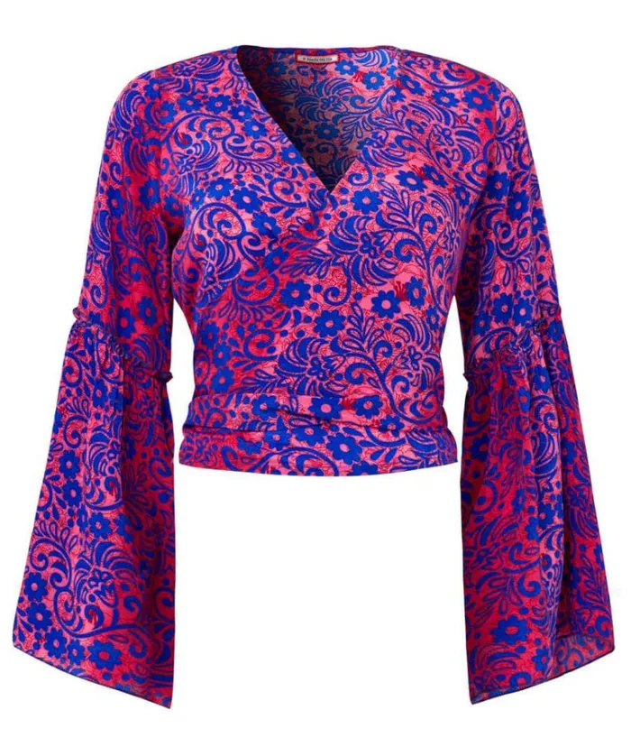 Women Joe Browns Tops Tunics and Blouses Ibiza Nights Wrap CoOrd Top Women Joe Browns Tops Tunics and Blouses Ibiza Nights Wrap CoOrd Top
