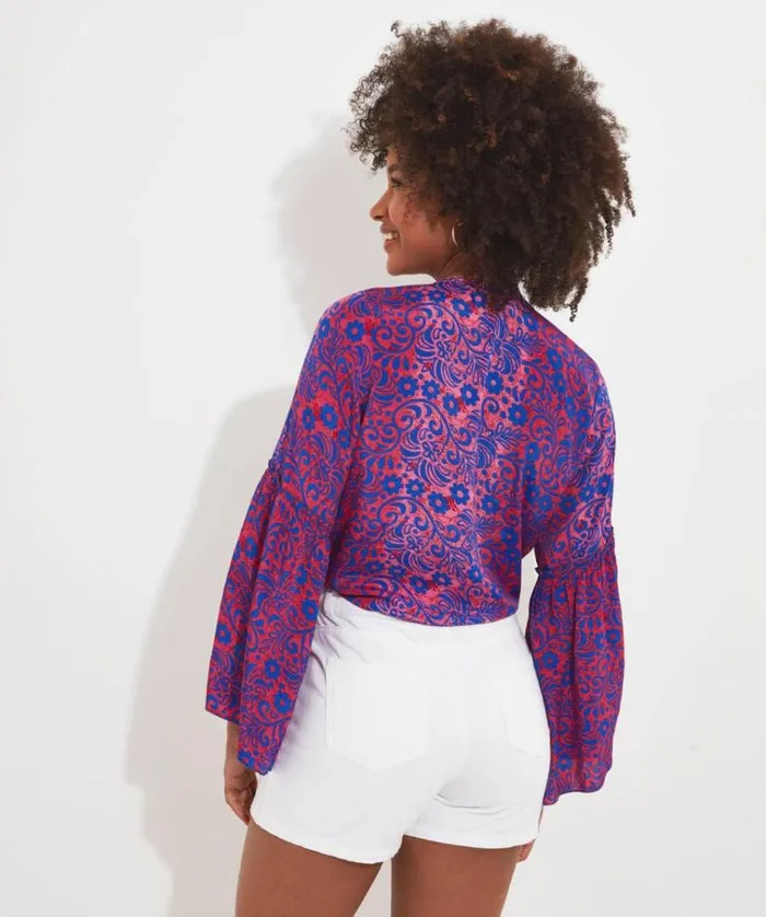 Women Joe Browns Tops Tunics and Blouses Ibiza Nights Wrap CoOrd Top Women Joe Browns Tops Tunics and Blouses Ibiza Nights Wrap CoOrd Top
