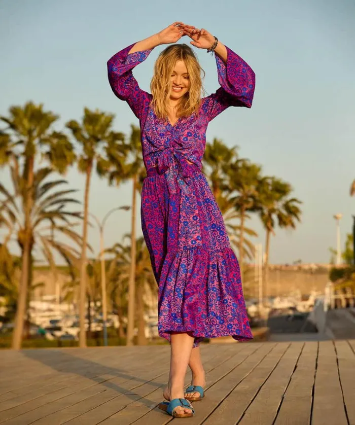 Women Joe Browns Tops Tunics and Blouses Ibiza Nights Wrap CoOrd Top Women Joe Browns Tops Tunics and Blouses Ibiza Nights Wrap CoOrd Top