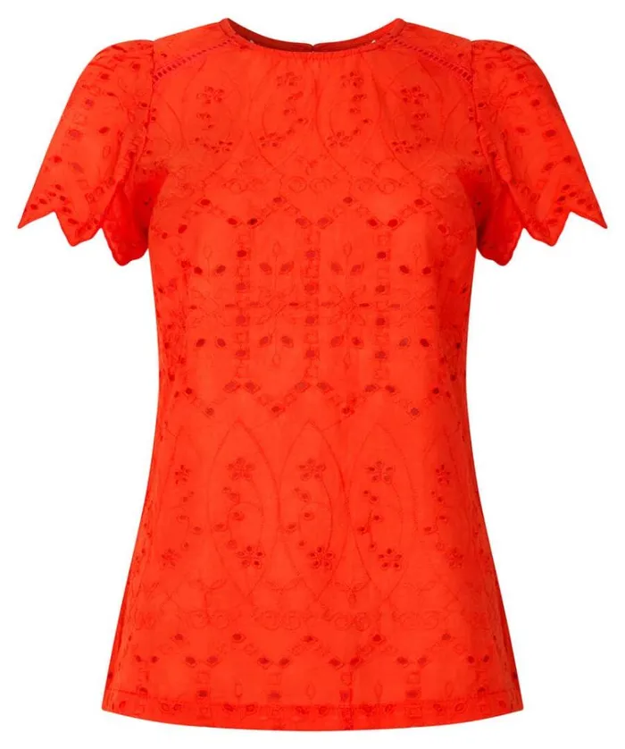 Women Joe Browns Tops Tunics and Blouses Joyful Broderie Top Women Joe Browns Tops Tunics and Blouses Joyful Broderie Top