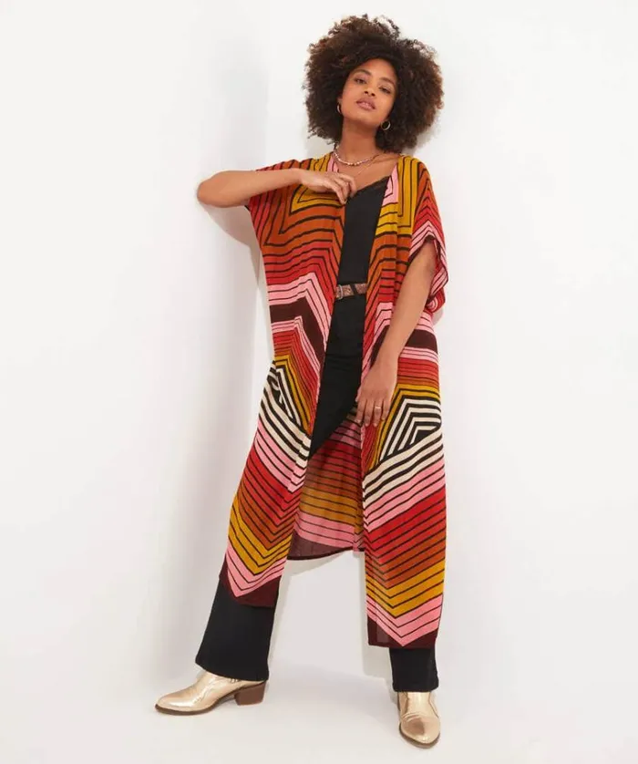 Women Joe Browns Tops Tunics and Blouses Lizzie Longline Sleeveless Kimono Women Joe Browns Tops Tunics and Blouses Lizzie Longline Sleeveless Kimono