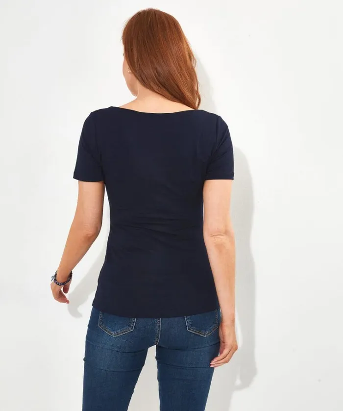 Women Joe Browns Tops Tunics and Blouses Minnie Ruched Front Jersey Top Women Joe Browns Tops Tunics and Blouses Minnie Ruched Front Jersey Top