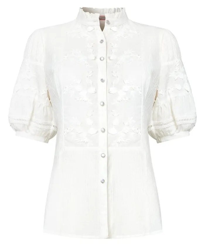 Women Joe Browns Tops Tunics and Blouses Patsy Embroidered Blouse Women Joe Browns Tops Tunics and Blouses Patsy Embroidered Blouse